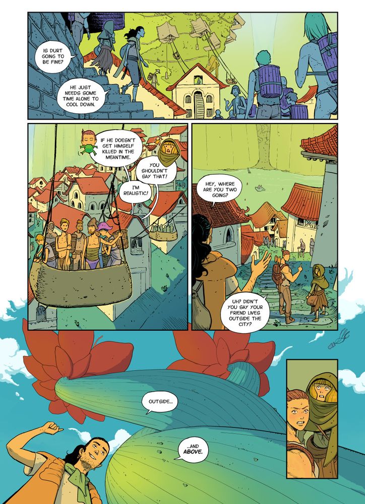 The bug harvesters take a lift, but Ander & co. must go even higher.