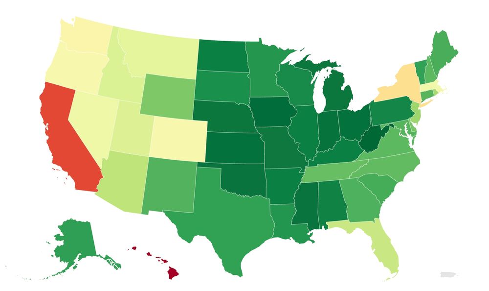 Map shows states with biggest housing shortages