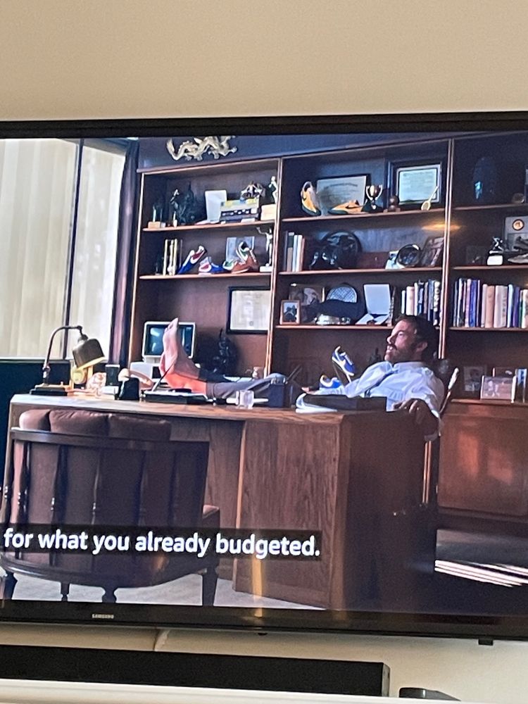 ben affleck with his dogs out in Air (2023)