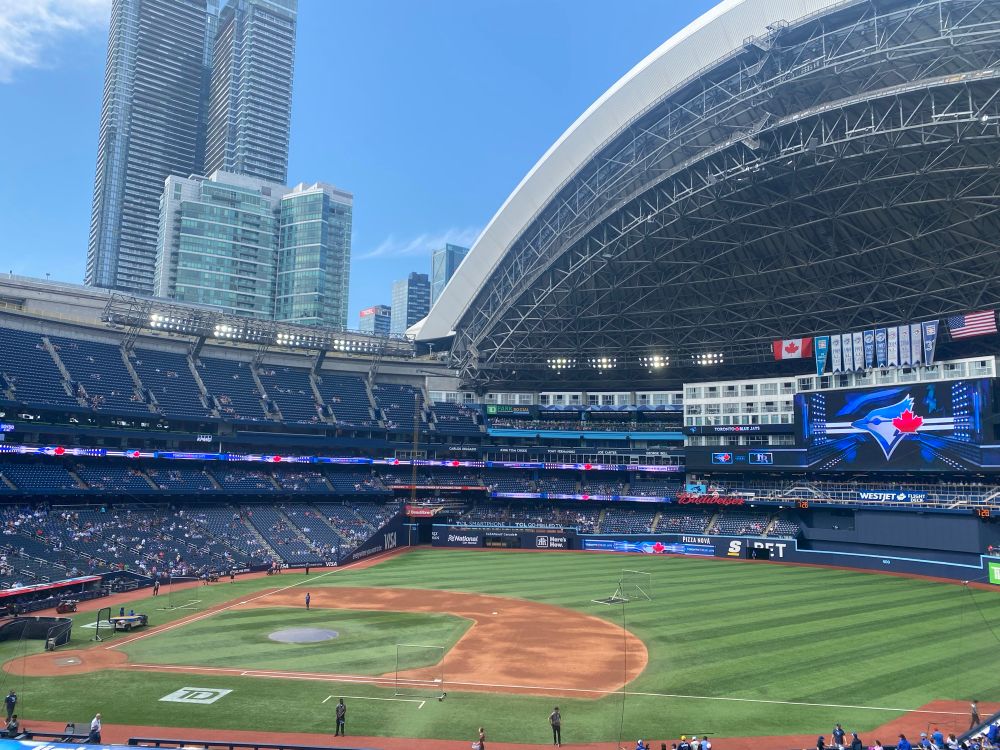 The field at the SkyDome