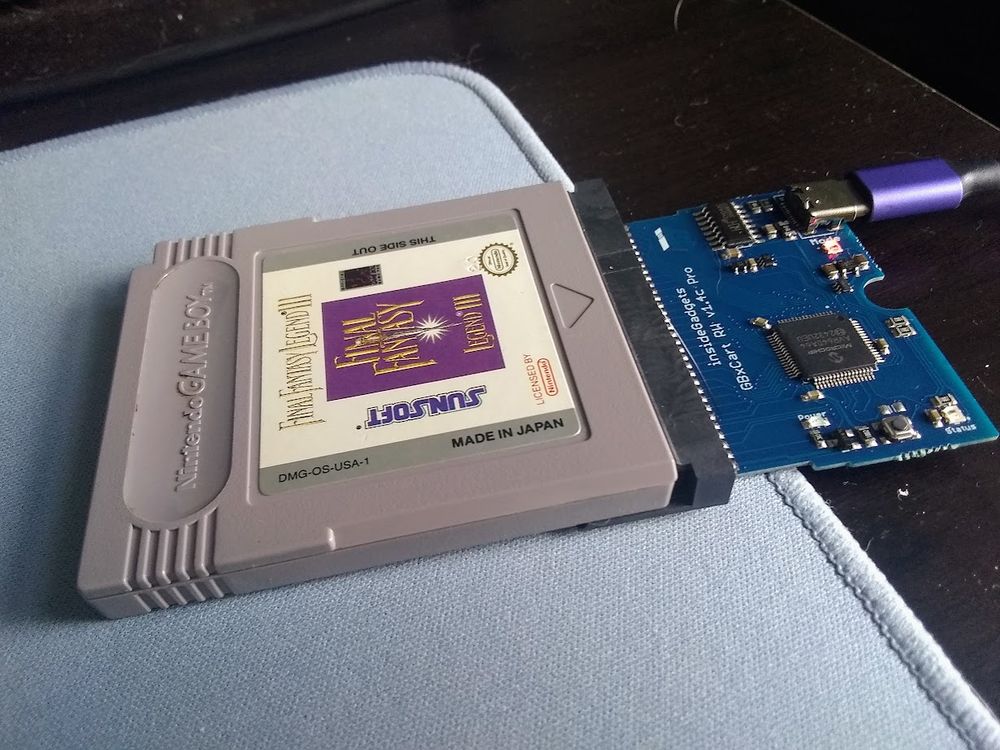 Gameboy cart reader/writer and Final Fantasy Legend III
