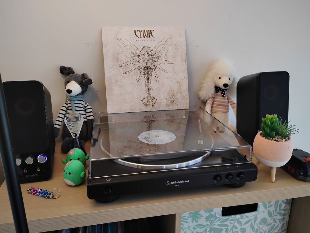 Cynic 10 inch on a record player