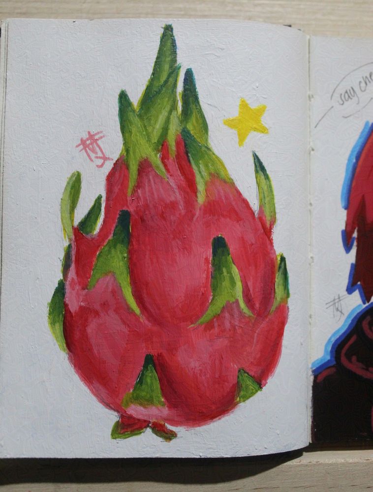 Dragon fruit
.
.
.
Reference from Pinterest 