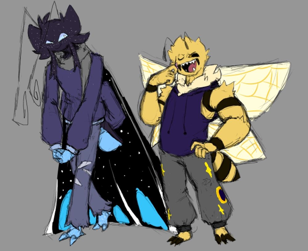 Somnus (butterfly) & Eclipse (bee)