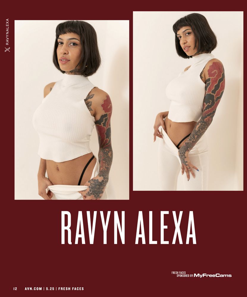 AVN Magazine's May 2025 issue f/ Ravyn Alexa.