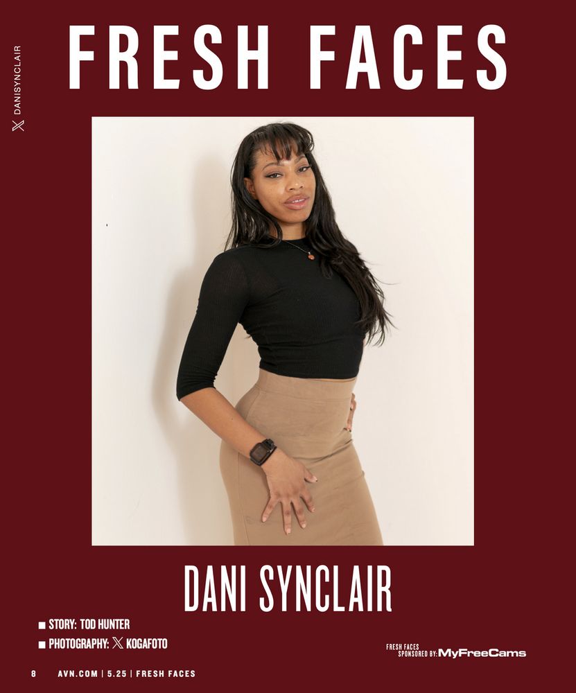 AVN Magazine's May 2025 issue f/ Dani Synclair.