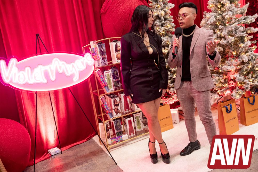 SCENE: Violet Myers x Fleshlight "Sleigh-Worthy Launch Party" f/ Violet Myers, 12/12/2025.