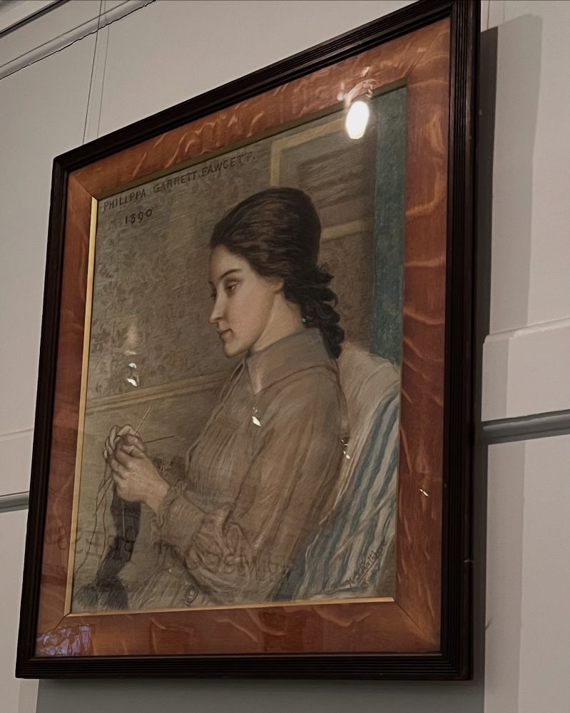 Portrait of Philippa Garrett Fawcett as a young woman 