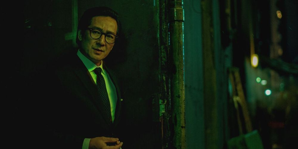 Waymond Wang from Everything Everywhere All At Once. A still from the scene where he says "When I choose to see the good side of things, I'm not being naive. It's strategic and necessary. It's how I've learned to survive through everything."