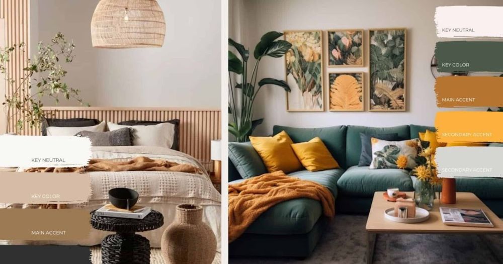 How To Pick The Right Color Palette For Interior Designing - STYLARC