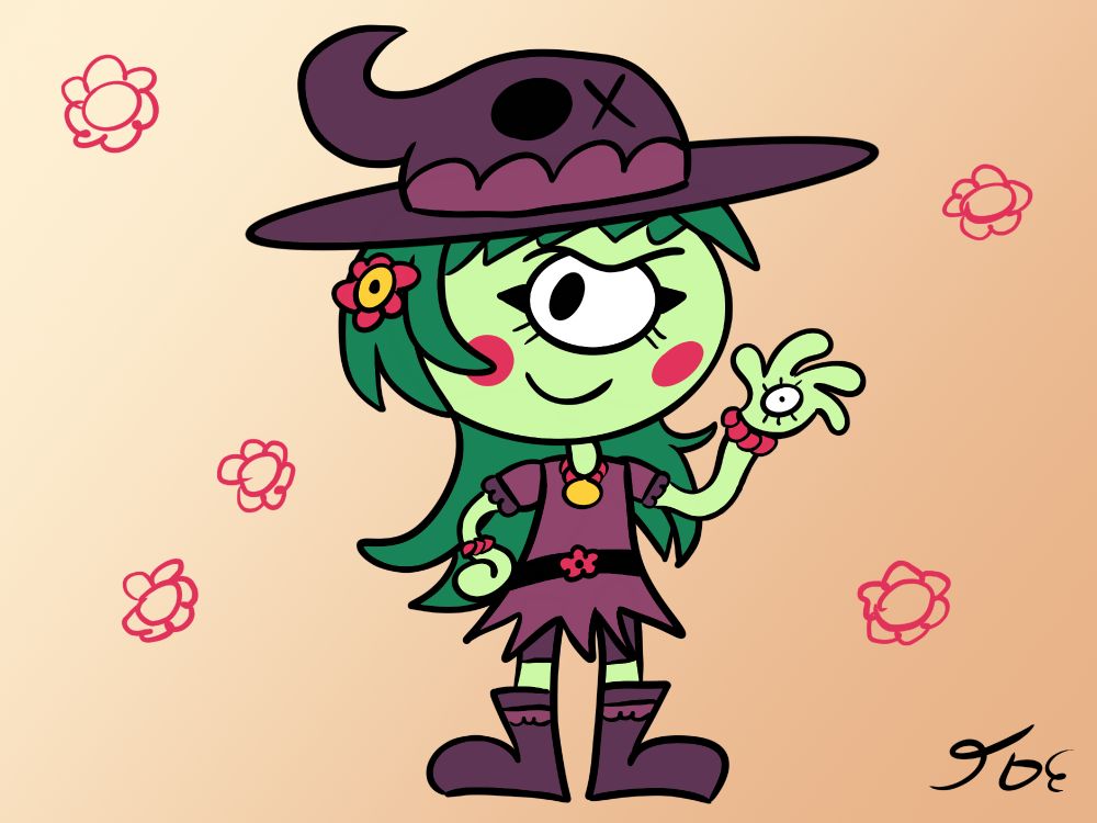 Lucerna - Cyclops flower witch