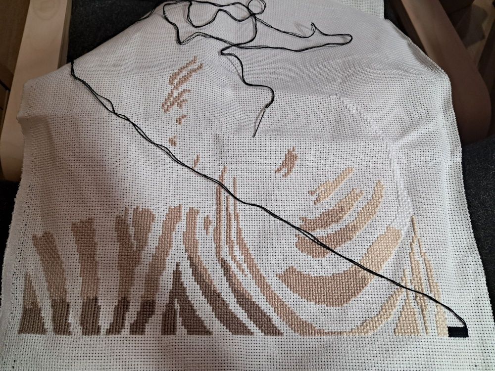 Cross stitch work in progress