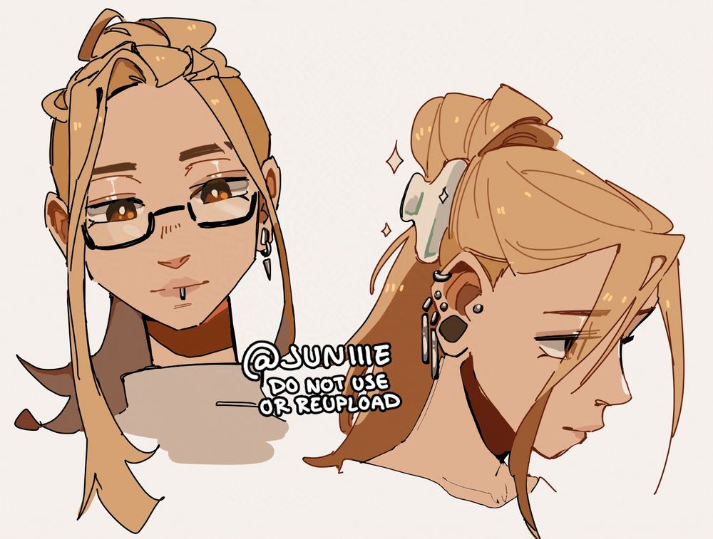 Two digital doodles of my friend's original character Tommy. 