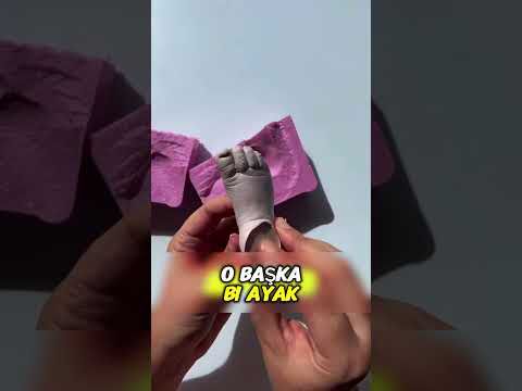 Bebeğin Ayak İzi Hatırası ❤️