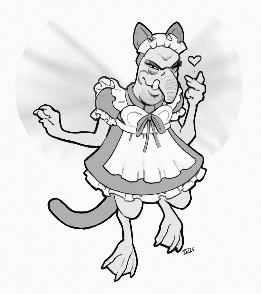 cat maid watto 