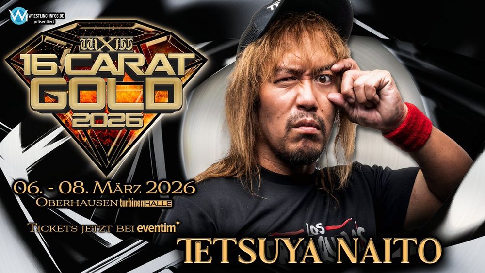 Tetsuya Naito announced for the wXw 16 Carat Gold 2026