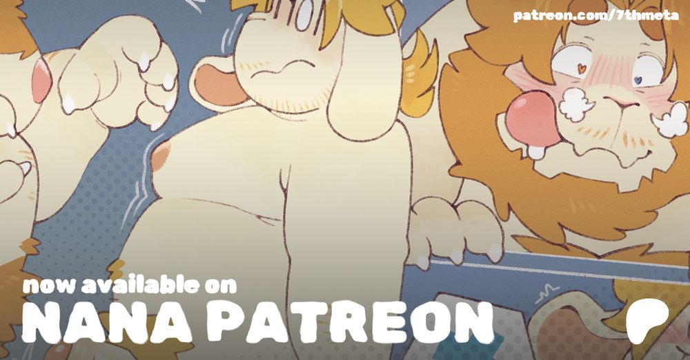 #7thart #furryart preview showing comic panels for a comic page featuring asgore and asriel doing lewd stuff