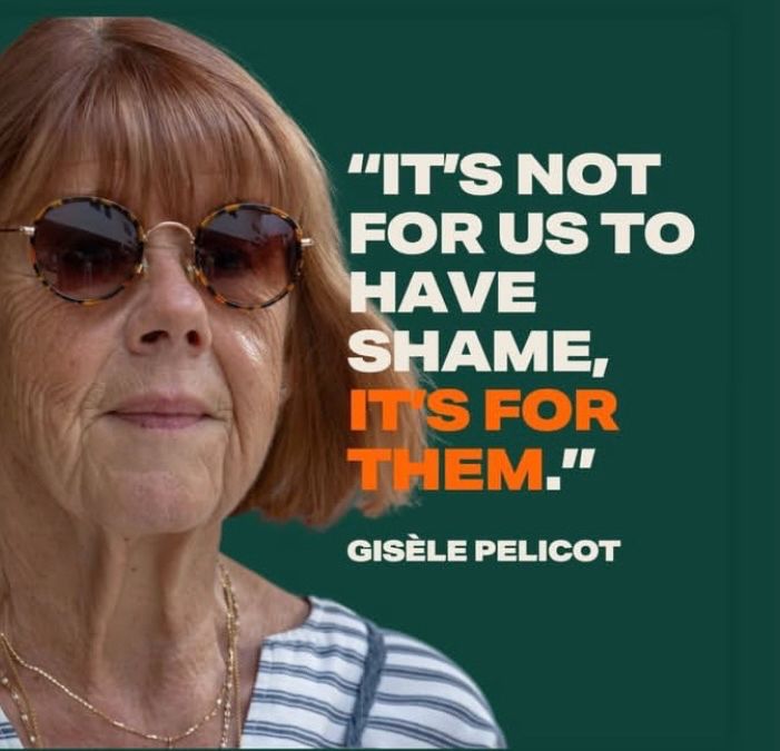 “It’s not for us to have shame, it’s for them” Gisèle Pelicot