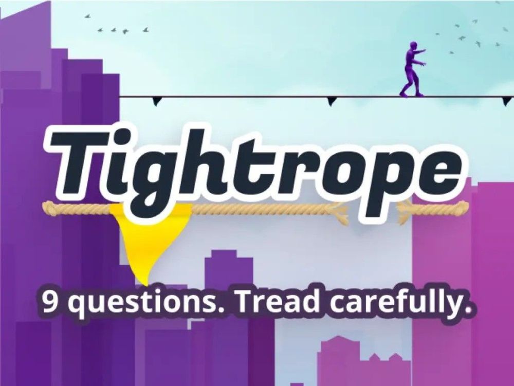 A daily trivia game with 9 interesting questions. If you get three wrong…you lose. Question categories include science, arts, history, animals and math.