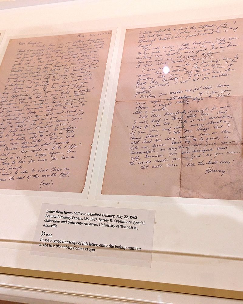 Beauford Delaney exhibit at the Drawing Center, NYC, through September 14, 2025.

Letter from Henry Miller to Beauford Delaney