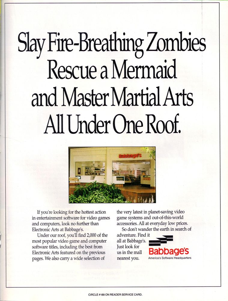 Babbage's | Slay Fire-Breathing Zombies Rescue a Mermaid and Master Martial Arts All Under One Roof.