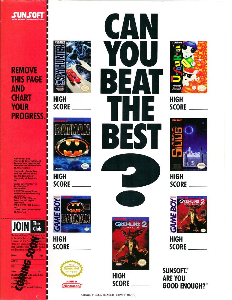 Sunsoft games | Can you beat the best?
