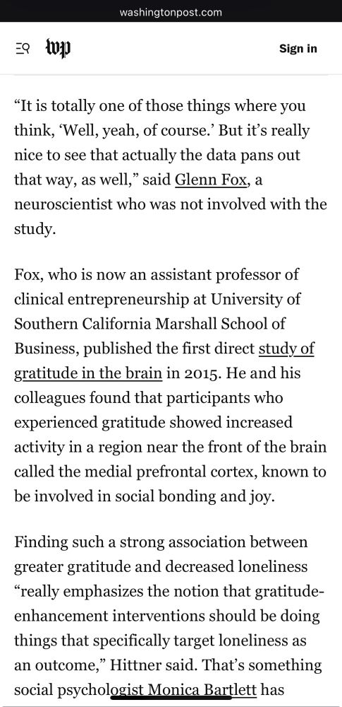 A screenshot of a quote from the article. 