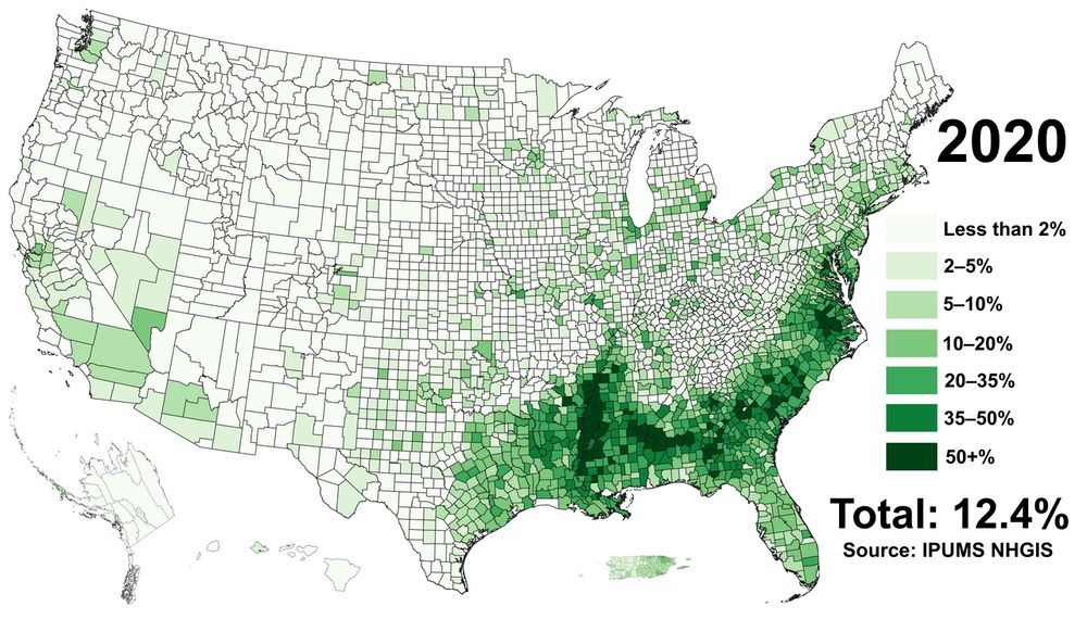 Blacks predominantly live in the south and that number is growing 