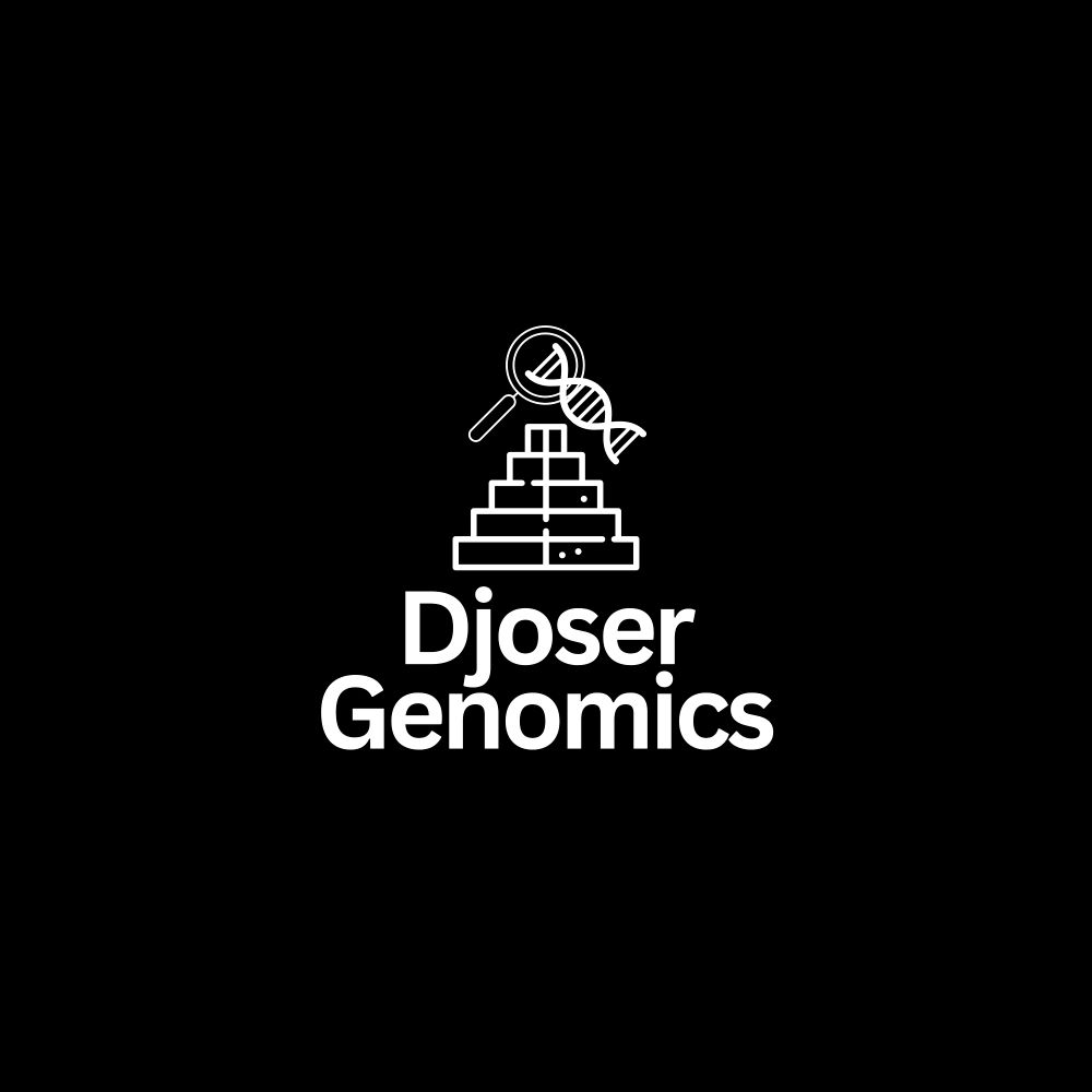 A Darkmode Version of the Djoser Genomics' Logo