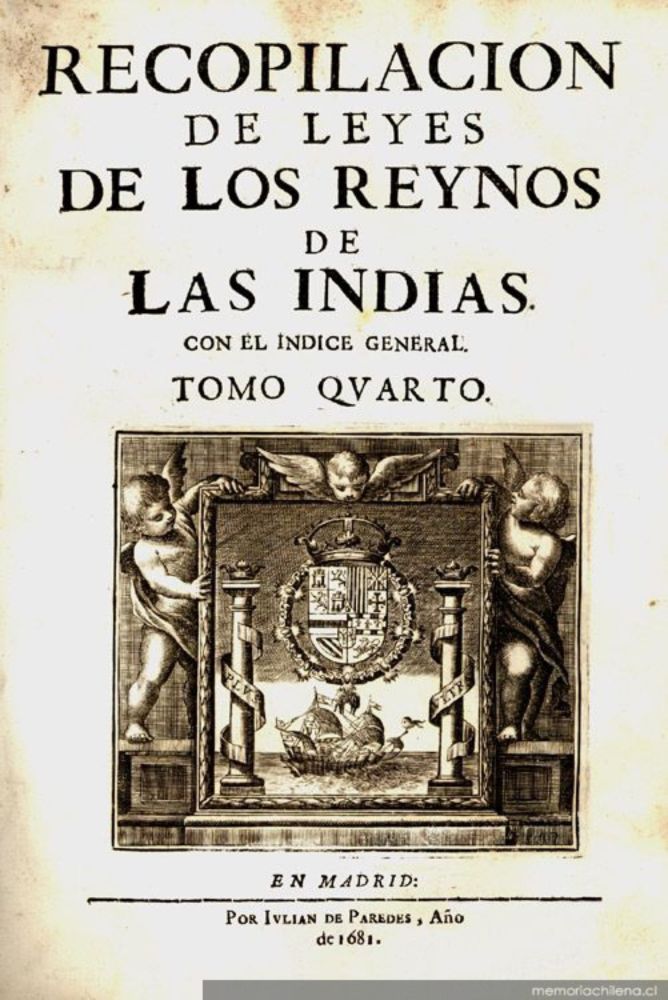 Recopilación de leyes de los reinos de las Indias : mandadas imprimir y publicar por la Majestad Ca...