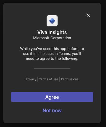 Viva Insights agreements
