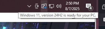 Windows 11, version 24H2 is ready for your PC