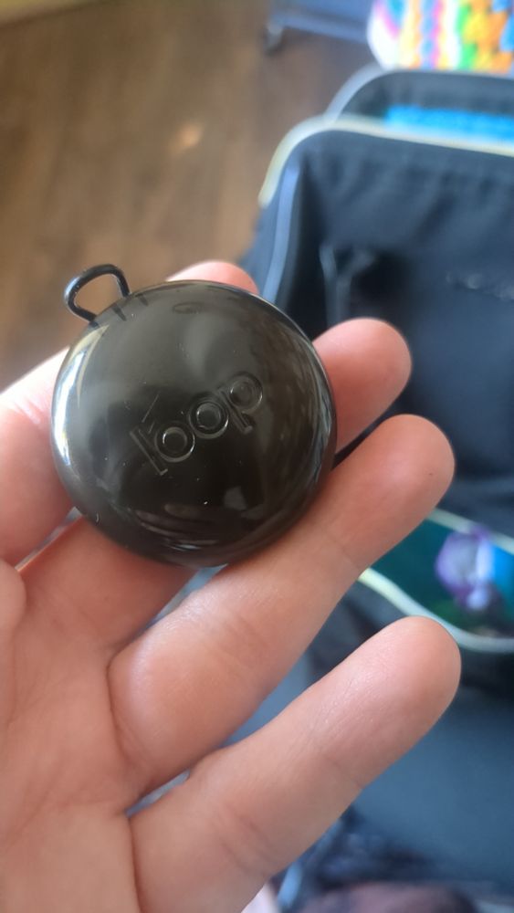 A pair of loop ear plugs in their case