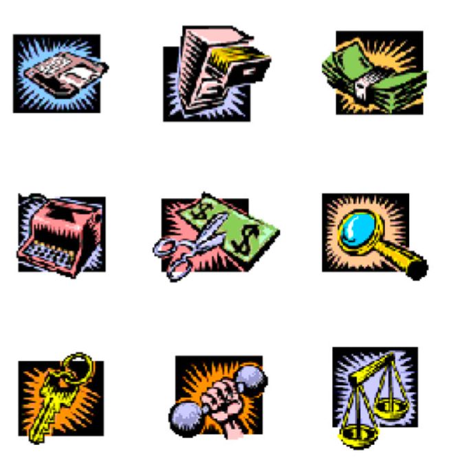 Horrible Microsoft clip art from the 90s