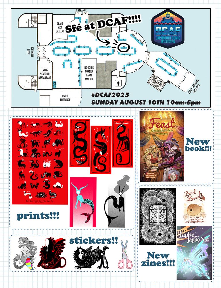A floor-plan graphic for DCAF