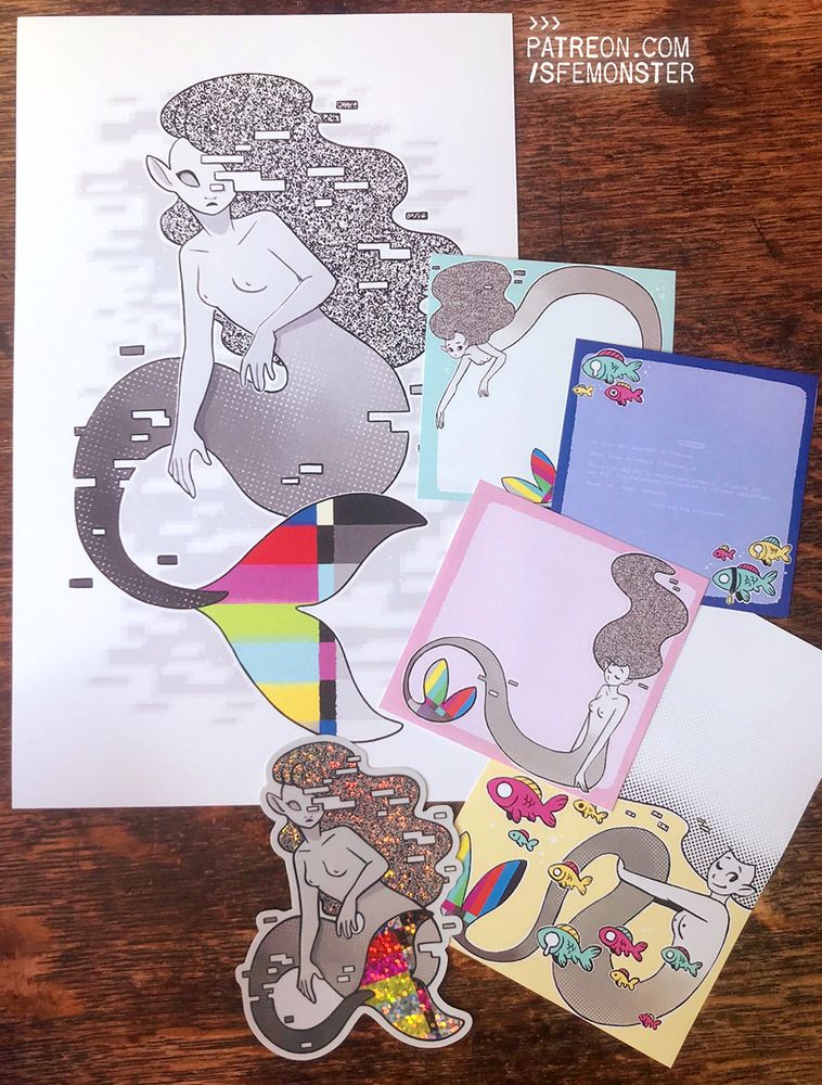 a photo of this month's patreon main-bundle offering.