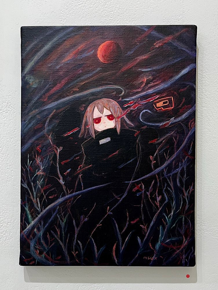 ナユタというキャラクターの絵 暗い