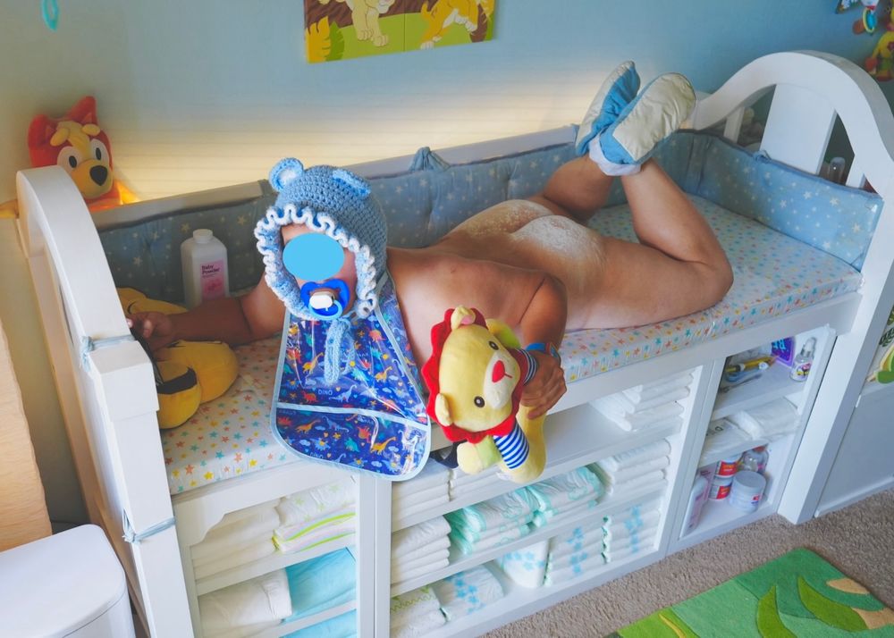 A big baby in a baby bonnet, baby booties, and a baby bib, holding a baby rattle, with baby powder on his baby bottom, having tummy time on his baby change table.  Hey, did I mention he’s a baby? 

Since I have your attention, AI images are offensive and even if they didn’t burn the rainforests and melt glaciers, constitute theft.  They’re not art! In fact, they’re the opposite of art.  Don’t generate it. Don’t post it.  Make real content.  

Be the baby you want to be in this world - or, I’ll block you.

Snoochy-Boochies,

Dad