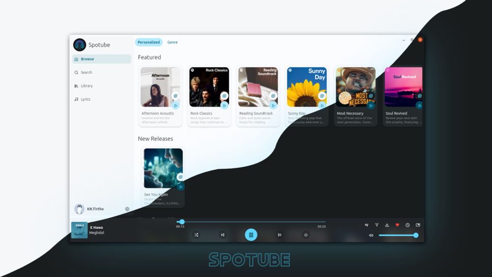 GitHub - KRTirtho/spotube: 🎧 Open source Spotify client that doesn't require Premium nor uses Electron! Available for both desktop & mobile!