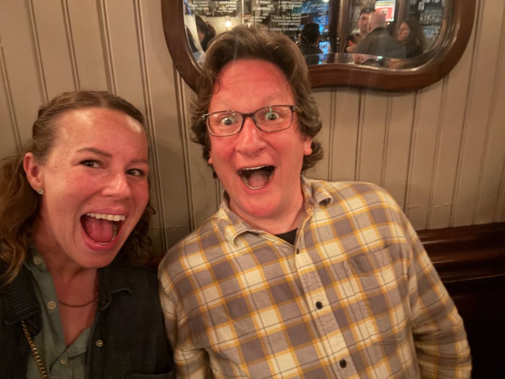 Rachel and Corey say ahhhhh!