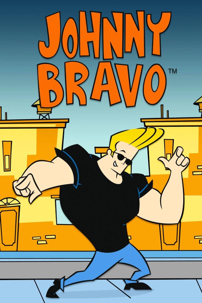 Johnny Bravo drawing.