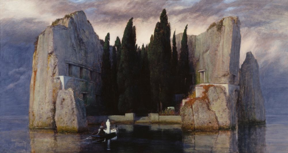 Isle of the Dead: Third version, 1883 by Arnold Böcklin