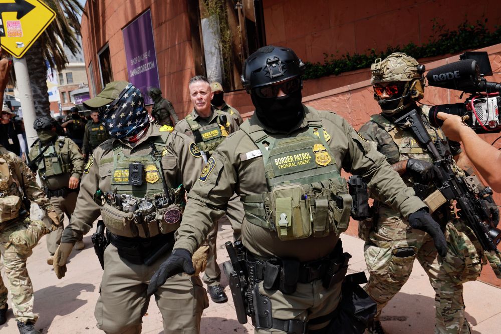 Immigration agents reportedly made arrests outside the event, in an overt attempt to intimidate Democratic officials and citizens who'd gathered for the launch of the redistricting campaign.
