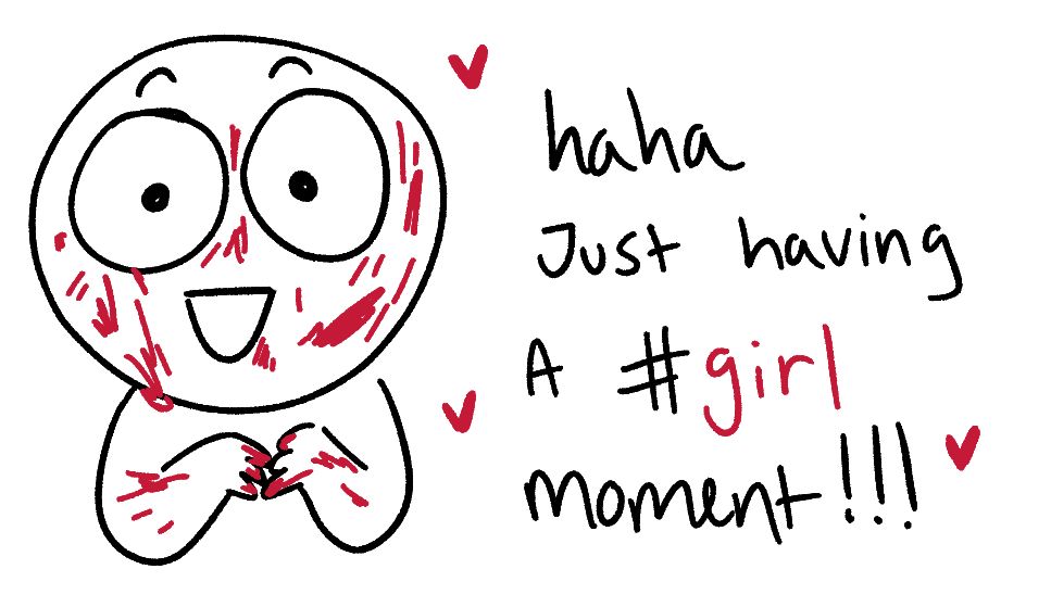 bloodied and having a #girl moment!!!