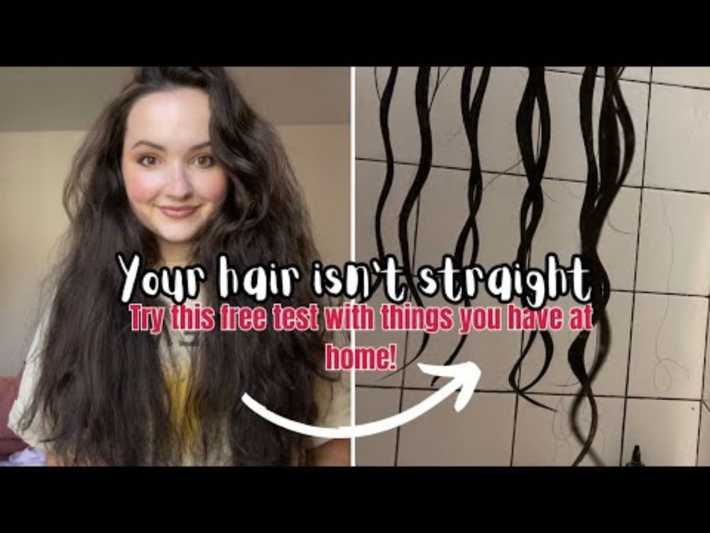 Your Hair Isn’t Straight, TRY THIS FREE test to see if you have WAVY hair