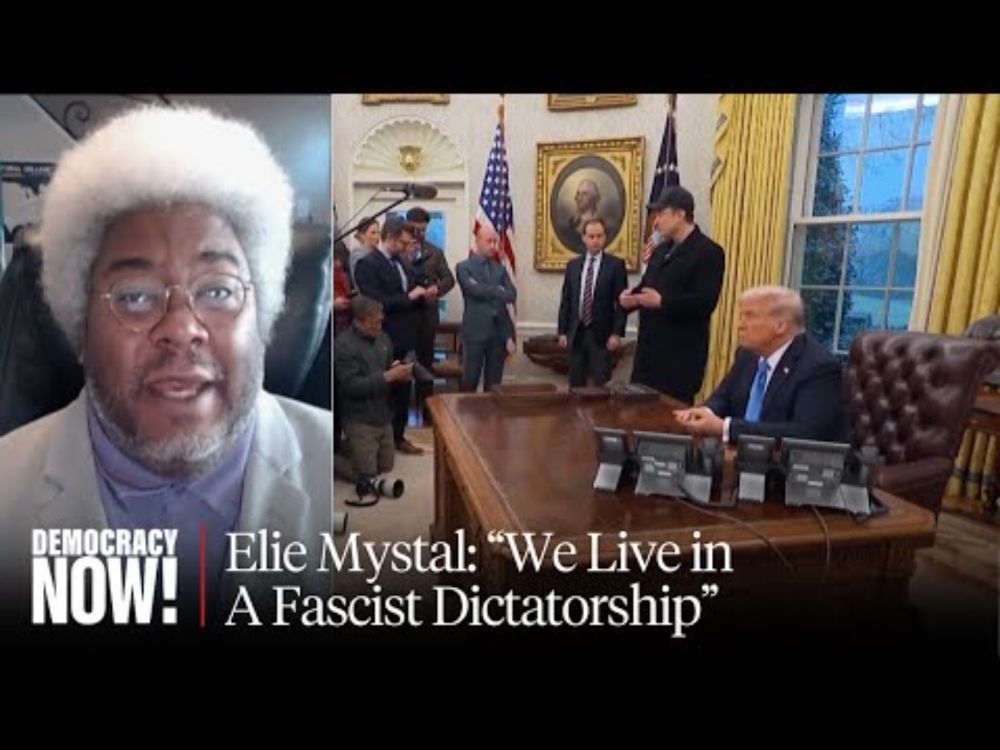 "We Live in a Fascist Dictatorship": Elie Mystal on Trump's Lawlessness, Attacks on the Judiciary