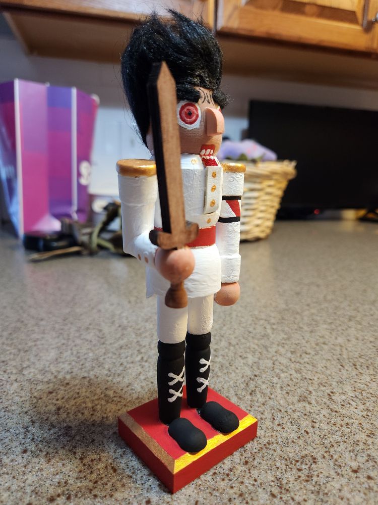 A second alternative angle of the Kiyotaka Ishimaru nutcracker.