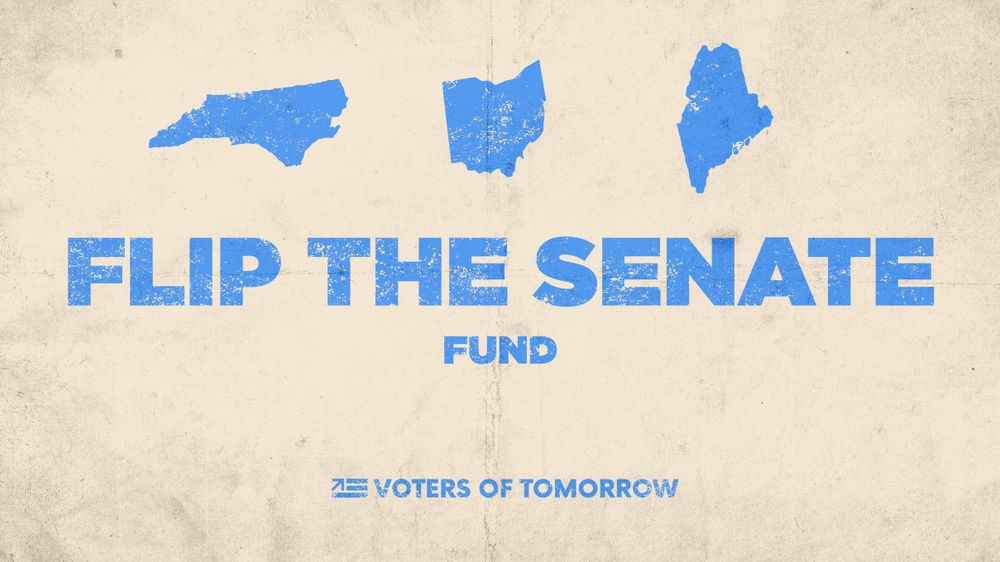 I just gave to Voters of Tomorrow PAC