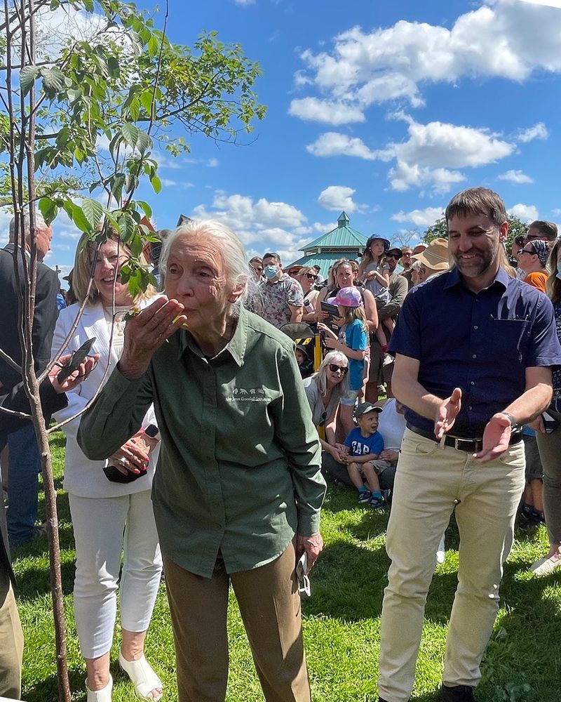 Dr Jane Goodall et le ministre Steven Guilbeault