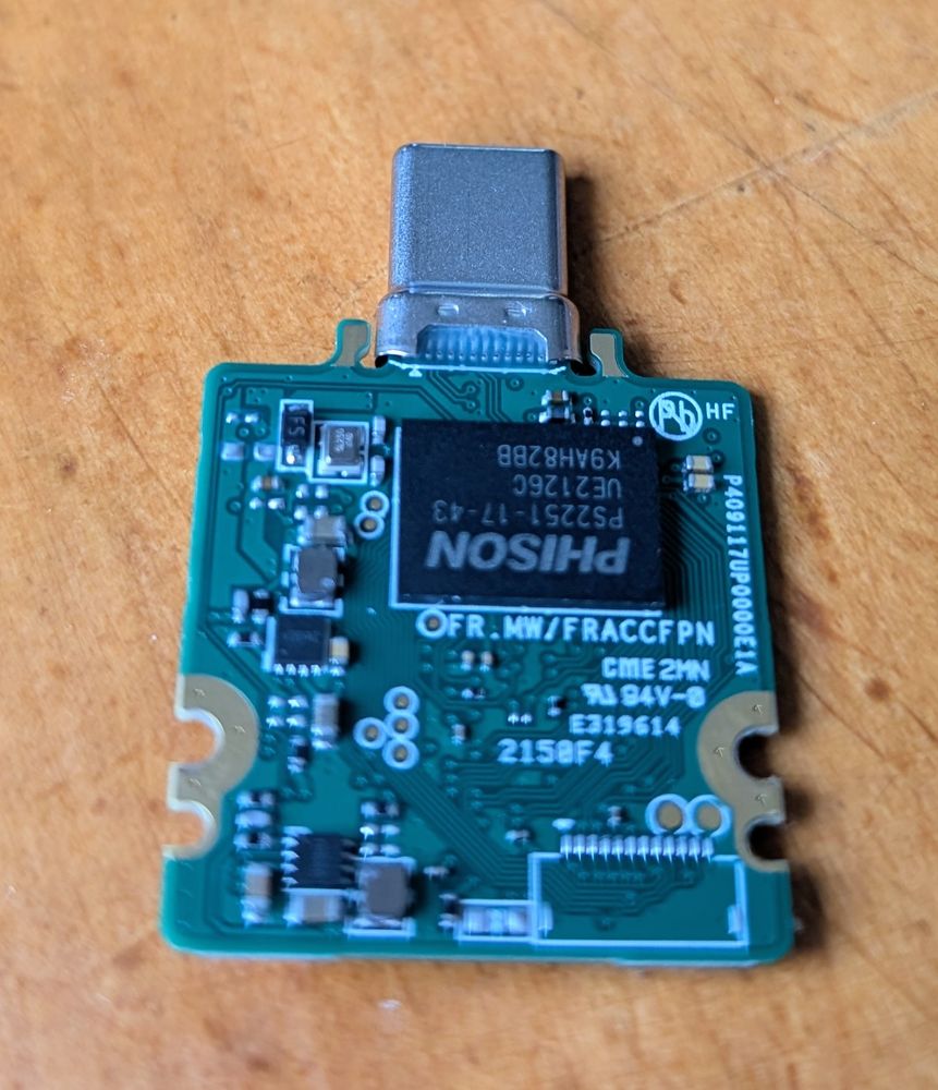 Topside of the framework module 